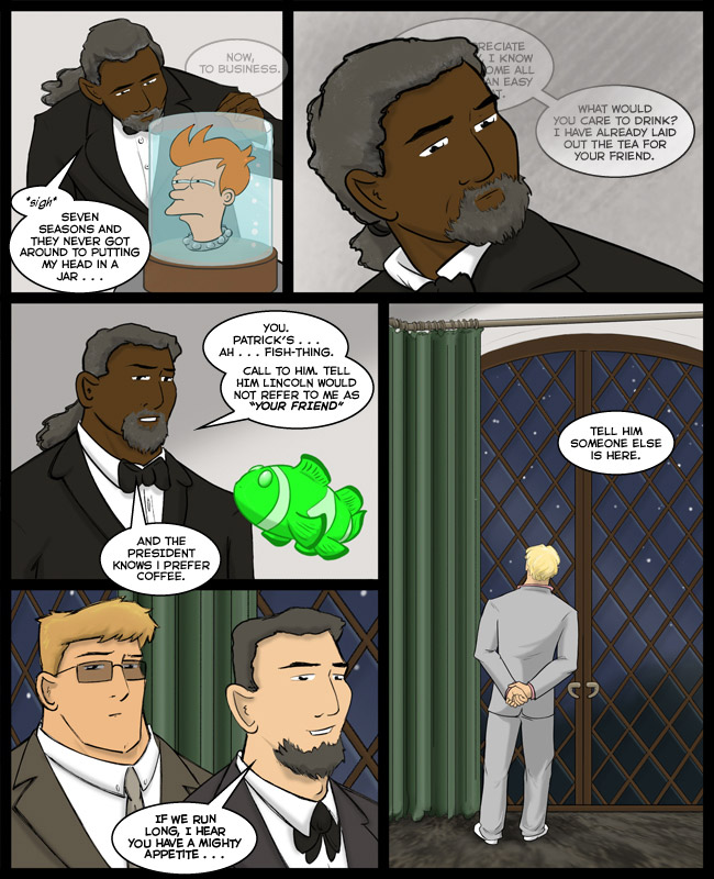 Comic for 29 August 2013: The ghosts watched each week, hoping, fingers crossed for a cameo...