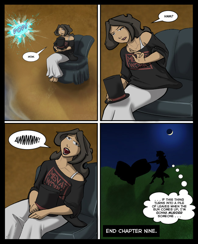 Comic for 20 October 2014: ... stupid magic Lincoln chair ...
