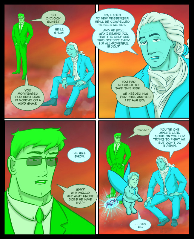 Comic for 26 April 2017: Wait, did George mean Eastern Standard Time? Central Pacific? Greenwich Mean?! CURSE THIS GLOBALIZED PLANET!