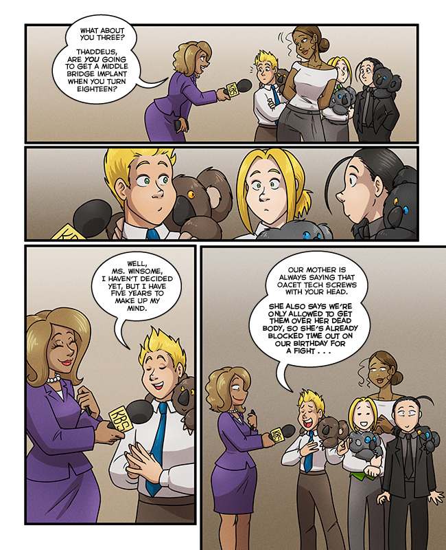 Comic for 23 July 2025: Hope does say OACET tech screws with your head but for some reason "screws" starts with a long "fffffff"