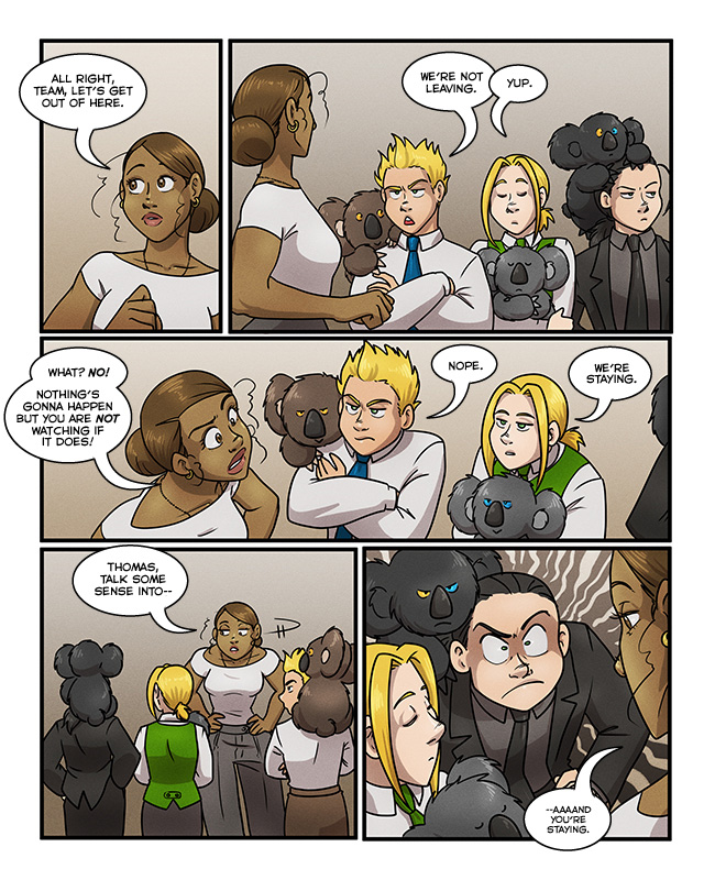 Comic for 03 August 2025: The triplets mostly take after Pat. Mostly.